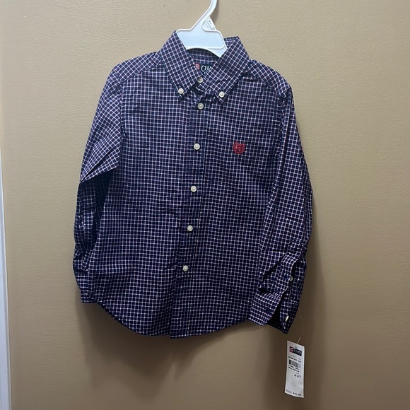 Chaps Other - Vintage Boys Chaps Brand Long Sleeve Button Up Size 4/4T